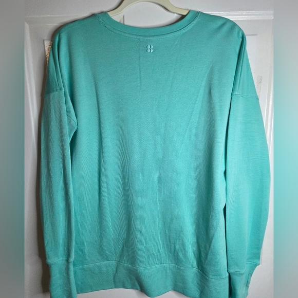 Sweaty Betty After Class Sport Sweatshirt Green Size 4 US - Picture 5 of 10